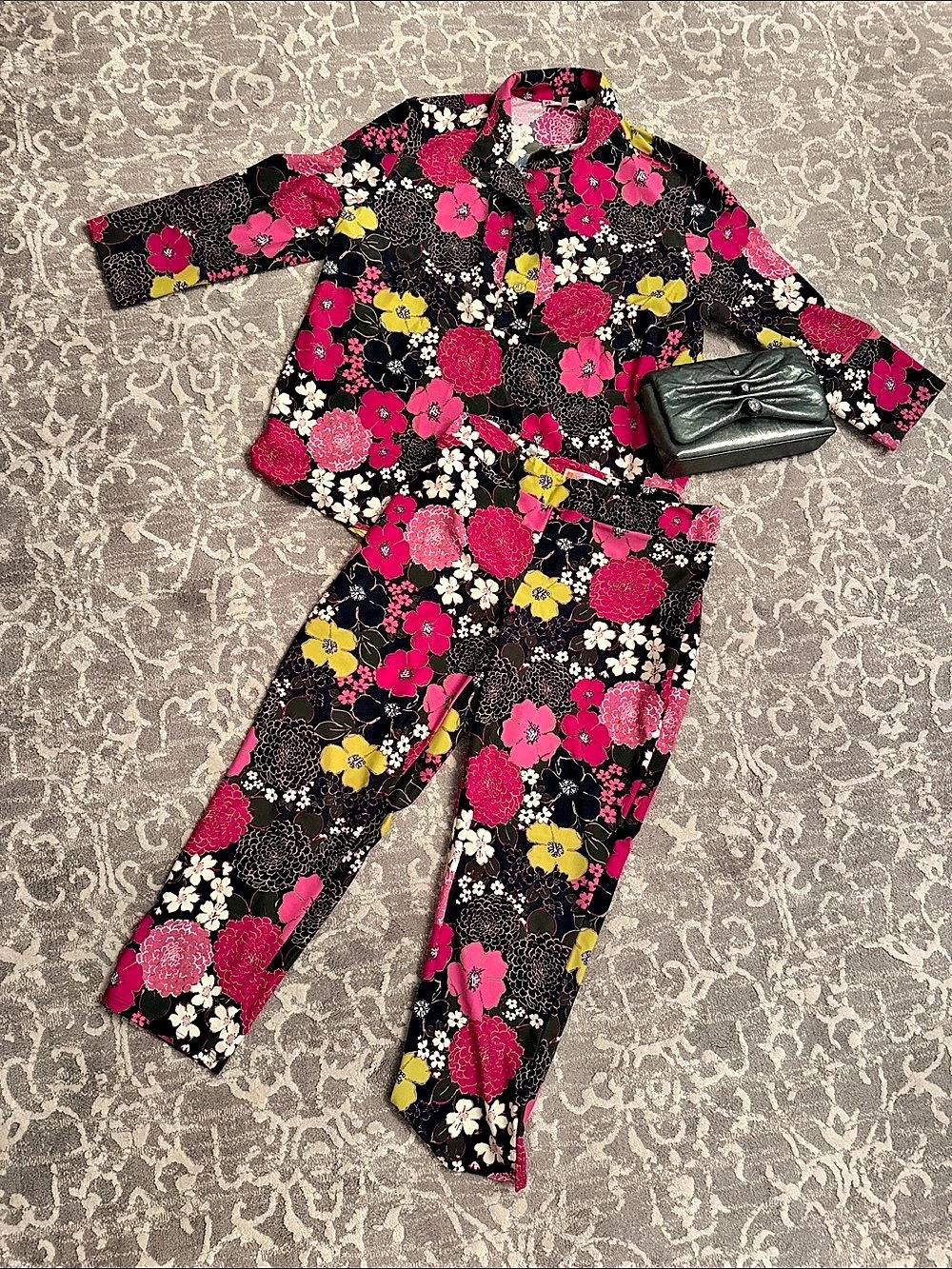 Floral top and pants